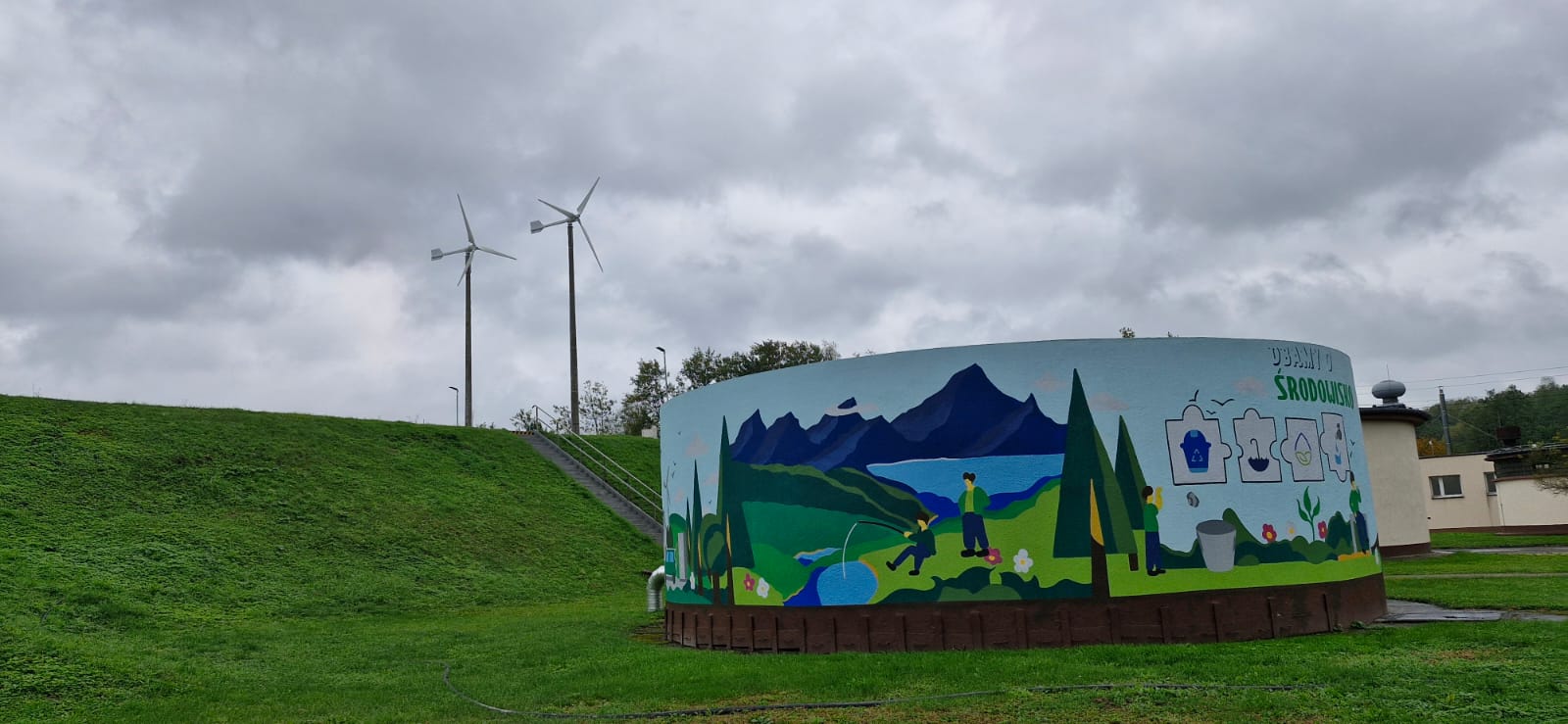 Wiatraki w Libiążu. Nowe technologie po modernizacji oczyszczalni